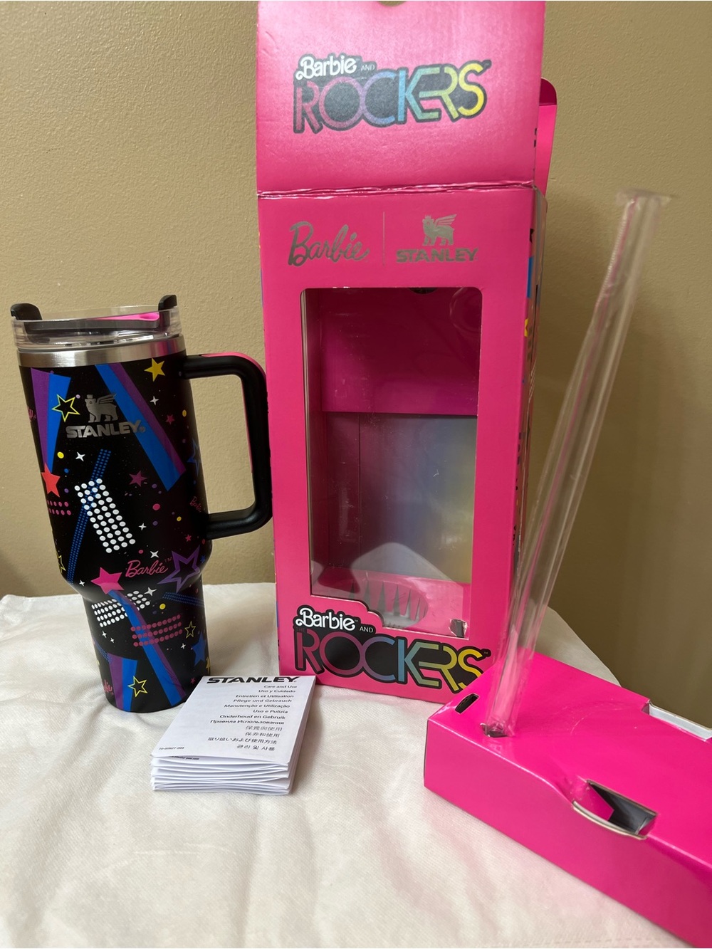 Stanley x Barbie Rockers Tumbler NWT - Picture 3 of 15